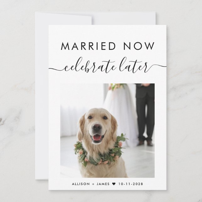 Gift nu firar senare fotomegring (Framsida)