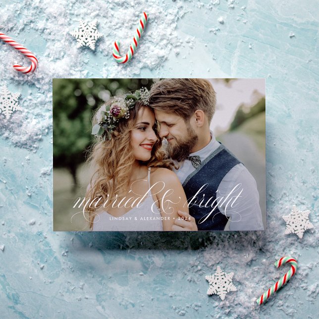 Gift och ljusskript - nytt foto julkort (Skapare uppladdad)