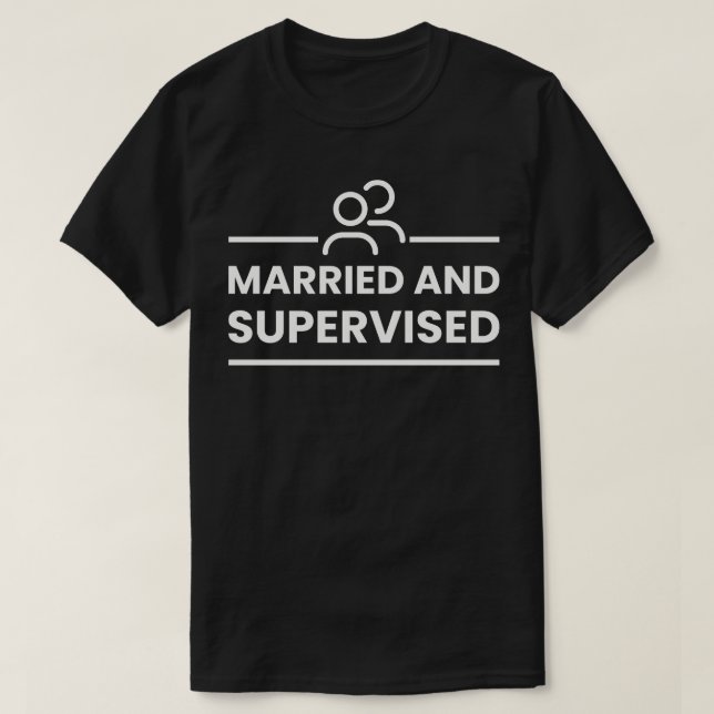 Gift Och Övervakad T Shirt (Design framsida)