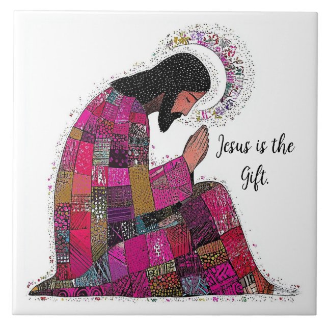 GIFT OF JESUS CERAMIC TILE KAKELPLATTA (Framsidan)