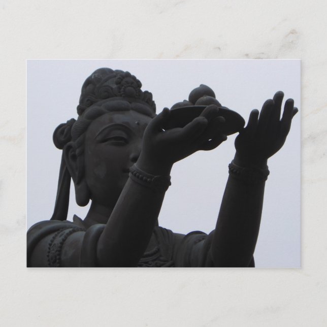 Gift Offering till Sitta Buddha Vykort (Framsida)