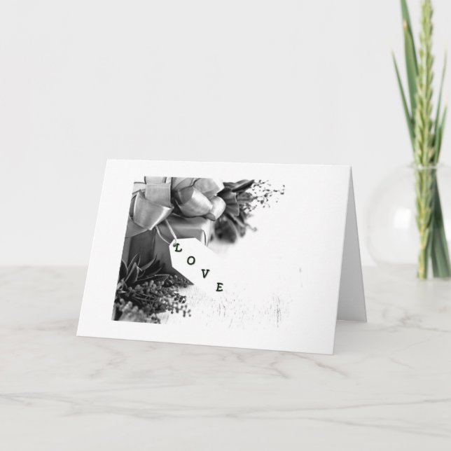 GIFT OM "KÄRLEK" FÖR DEN SPECIELLA NÅGVALENTINEN HELGKORT (Framsida)