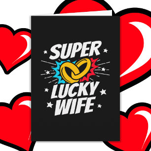 Gift par Lucky Makfe Cute Bröllop-årsdagen Kort