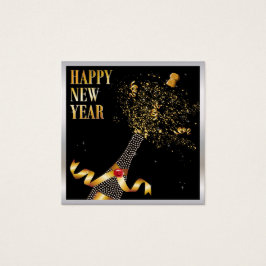 Gift, Restaurant, Klubb, Affärskort Fyrkantigt Visitkort