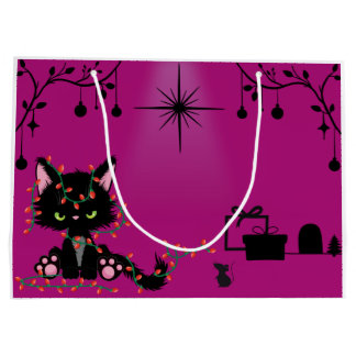 Gift-säck - Katttema - Gatitokatt