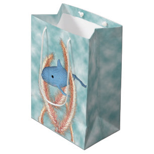 Gift-säck - simning Whale och Octopus