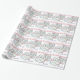 Gift som behållor ge JESUS Presentpapper
