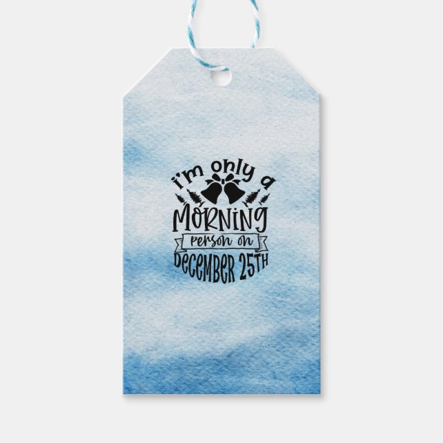 Gift Tag (Set of 10 pcs) - Christmas Presentetikett (Framsidan)