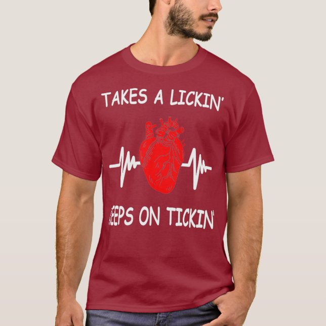 Gift tar en Lickin-Behålla T Shirt (Framsida)