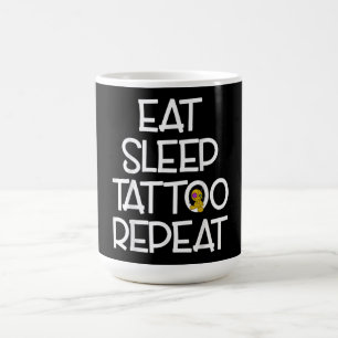 Gift Tattoo Artist Funny som säger Tattooed Kaffemugg