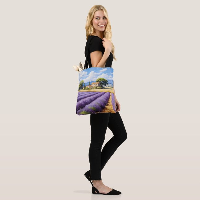 Gift-väska med lavender tygkasse (På modell)