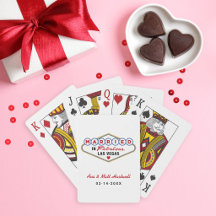 Gift vigslar i det fantastiska Las Vegas - Vit