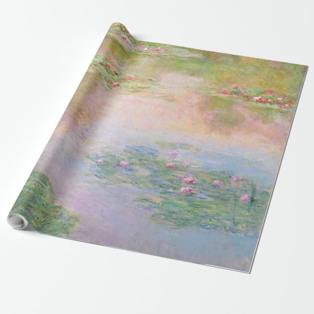 GIFT WRAP | Claude Monet Nymphéas Presentpapper (Utrullad)