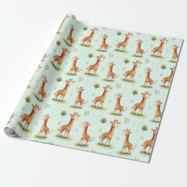 Gift Wrap (Giraffe Parad Baby) Presentpapper