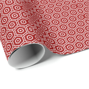 Gift Wrap - Hexagon Mönster Presentpapper