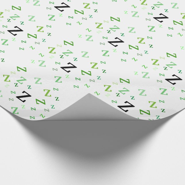 Gift Wrap - Jumered Brev i Grönt Presentpapper (Hörn)