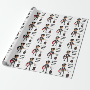 Gift Wrap Kids Guitar Birthday Presentpapper