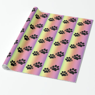 Gift Wrap - Polydactyl tass avtryck Presentpapper