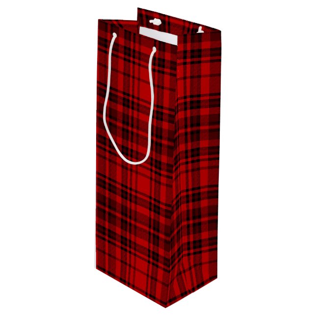 GIFT WRAP RED CHECKERED PLAID (Framsidan Vinklad)