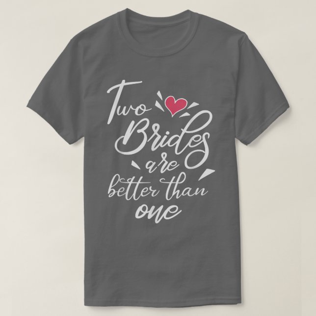 Gifta brud brudgum möhippa bröllop  t shirt (Design framsida)