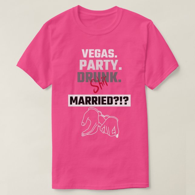 Gifta i Vegas T Shirt (Design framsida)