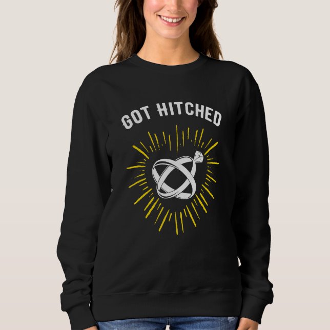 Gifta par brud och brudgum t shirt (Framsida)