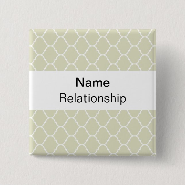 Gifta sig emblem (Sans Serif) Knapp (Framsida)