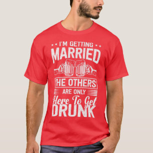 Gifta sig Funny Bachelor Party Stag Groom Ga T Shirt