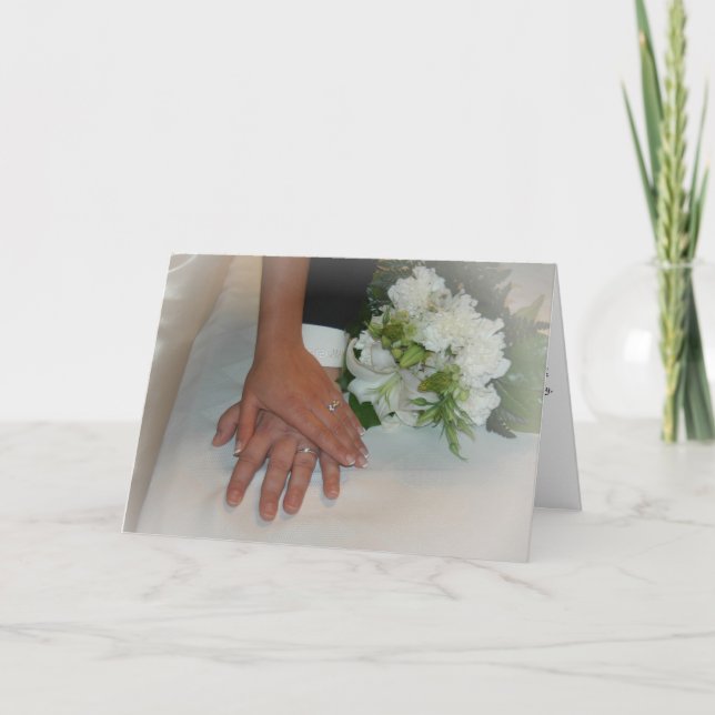 Gifta sig händer kort (Framsida)