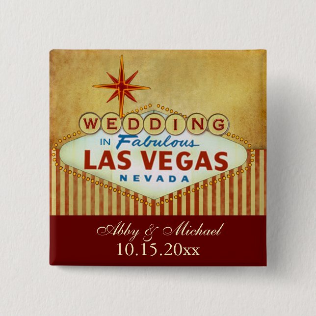 Gifta sig i sagolika Las Vegas - vintagerandar Knapp (Framsida)