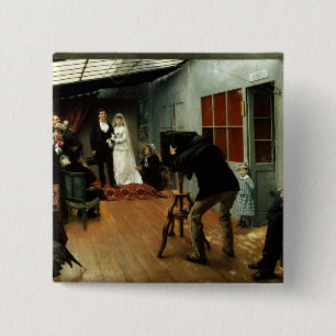 Gifta sig på fotografen, 1878-9 knapp