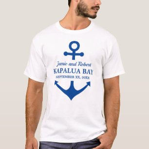 Gifta sig på stranden, vid havet eller på ett t shirt