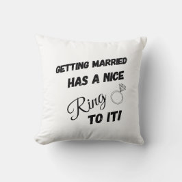 Gifta sig Ring i Förlovningen. Kudde