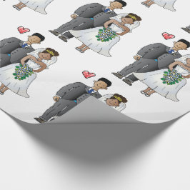 Gifta sig slå in papper presentpapper