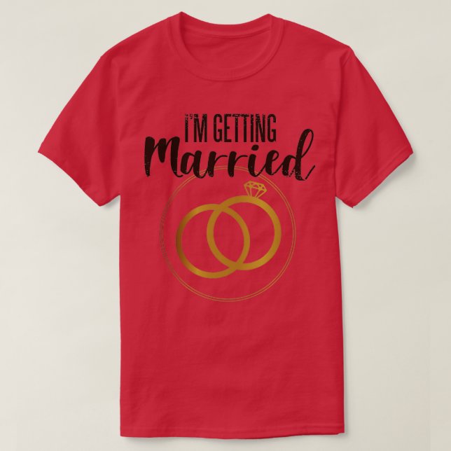 Gifta sig snart t shirt (Design framsida)