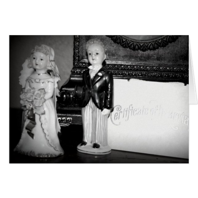 Gifta sig väl önskemål hälsningskort (Framsidan Horizontal)