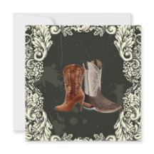 Gifta sig western cowboy boots bröllop