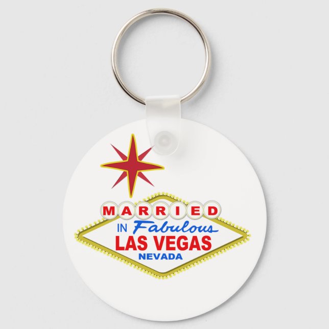Giftade I Las Vegas Nyckelring (Framsida)