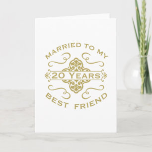 Giftade mig med min bästa vän 20 år kort