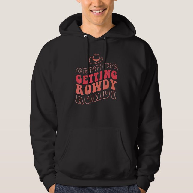 Giftas Glatt Brudfest Spening Hoodie (Framsida)