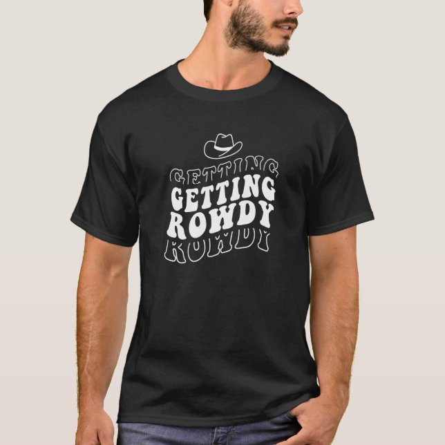 Giftas Glatt Brudfest Spening T Shirt (Framsida)