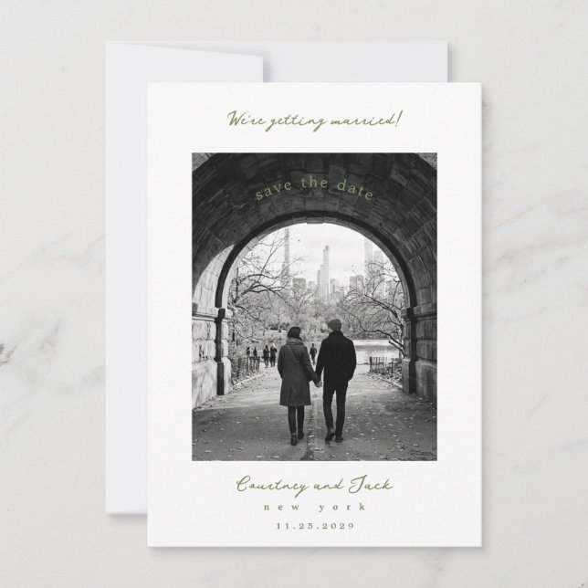 Giftas Olive Spara Datum Datumet (Framsida)
