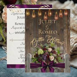 Giftas Vilda Blommor & Band - Plommon
