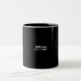 gifter du dig med mig Två-Tonad mugg