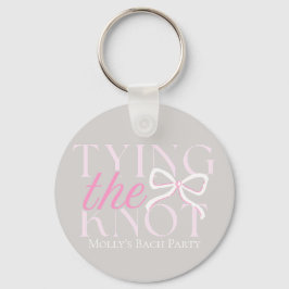 Gifter sig - Elegantens minimalistiska Bröllop-des Nyckelring