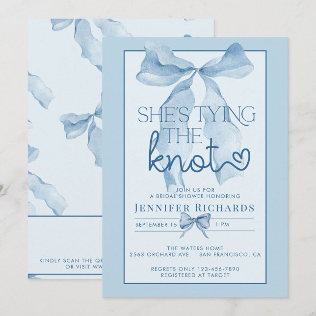 Gifter sig former | Möhippa för menyfliksområdet Inbjudningar (Fram/baksida)