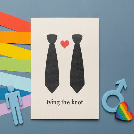 Gifter sig inbjudan till Gay Wedding