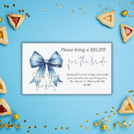 Gifter sig Möhippa av blått fält Tilläggskort