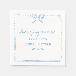 Gifter sig Möhippa för Chicen Bow Hand plockade Pappersservett