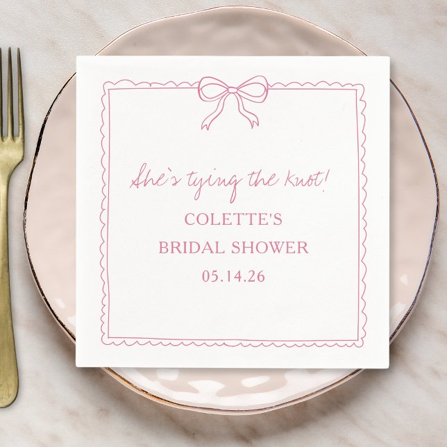 Gifter sig Möhippa för Chicen Bow Hand plockade Pappersservett (Skapare uppladdad)